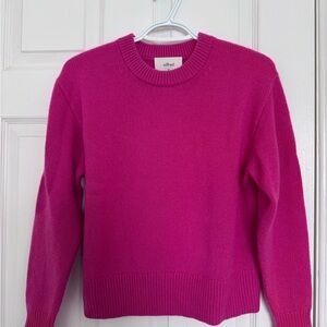 Wilfred Pink 100% Cashmere Sweater